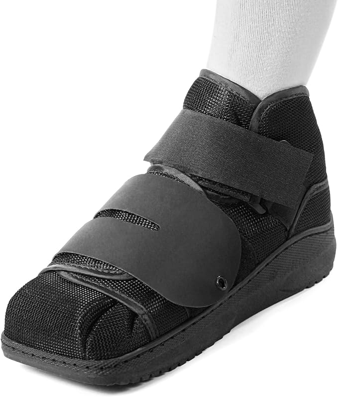 Closed Post Op Shoe, Post Op Shoes, Fracture Medical Walking Shoes for Men and Women-Post Surgery or Operation Foot Support, Broken Foot or Toe, Squared, XL