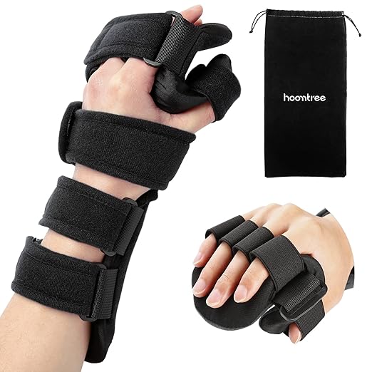 Stroke Resting Hand Splint Right&Left Resting Hand Splint with Finger Separator