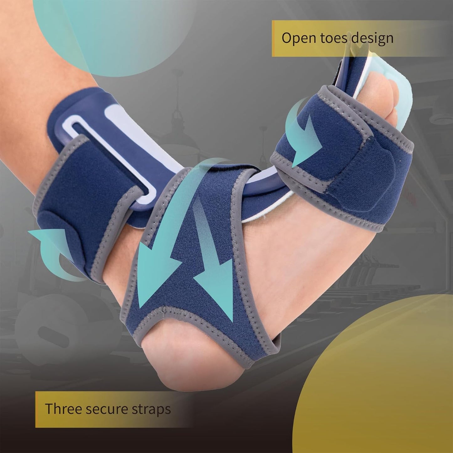 BraceUP Plantar Fasciitis Night Splint (One Size Fits Most)