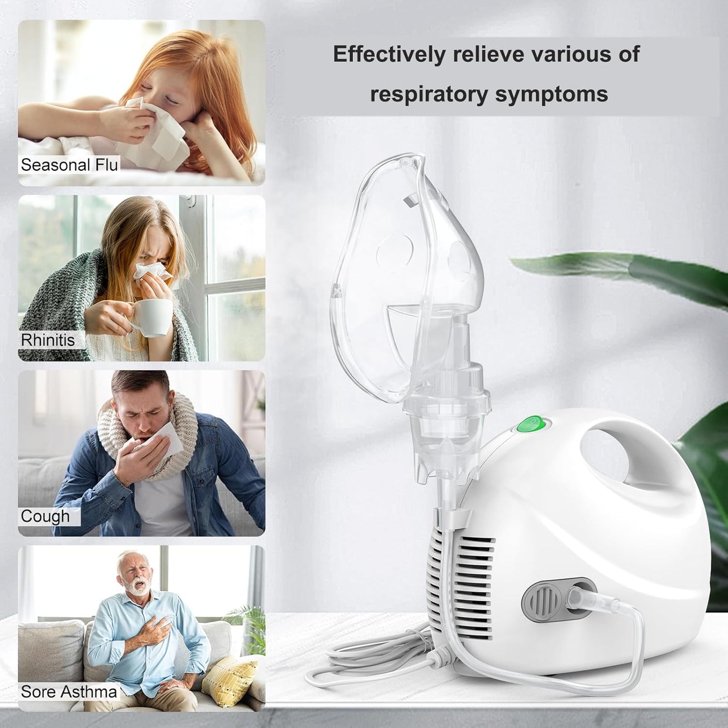 VITA-Mist AIR Compressor & Nebulizer Portable Nebulizer Compressor Machine for Adult and Kid
