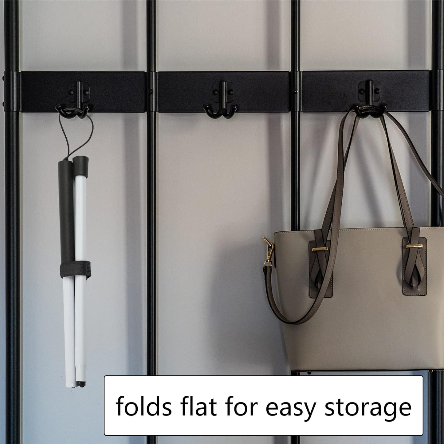 48" Folding Aluminum Blind Cane with Red Reflective Tape – Non-Slip, Collapsible Walking Stick for the Visually Impaired