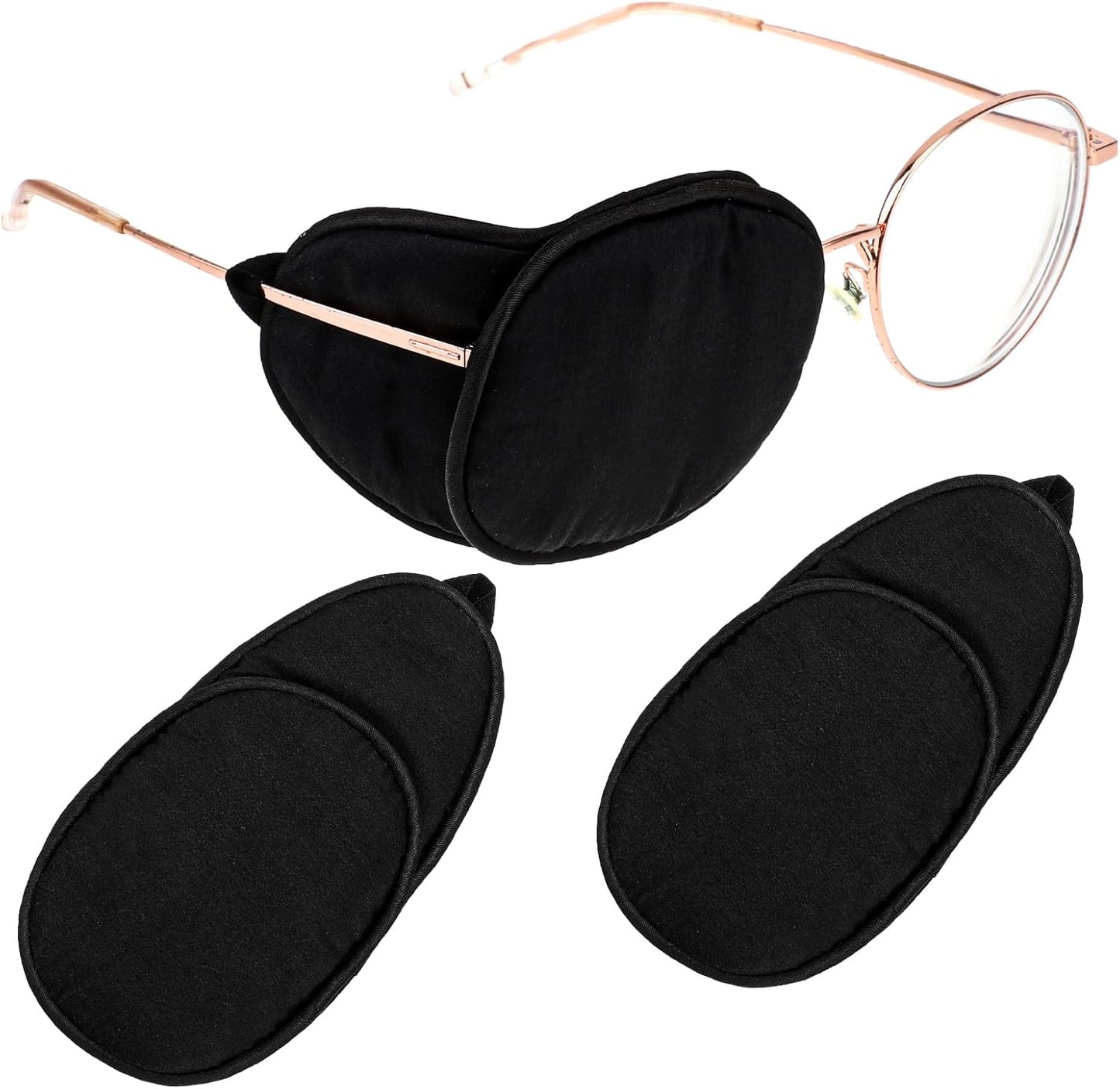 2Pcs Eye Patches for Adults Kids Eye Patch for Glasses