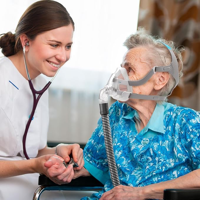 2 Packs Reliable Seal & Perfect Fit for Full Face Mask - Accessories Replacement Supplies(Medium)