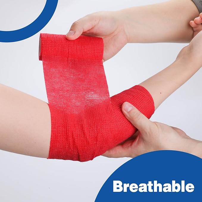 Self Adhesive Bandage Wrap, 4" X 5 Yards Elastic Cohesive Bandage Wrap, Color Athletic Tape, Tattoo Grip Tape Wrap, Vet Wrap, Ankle Tape