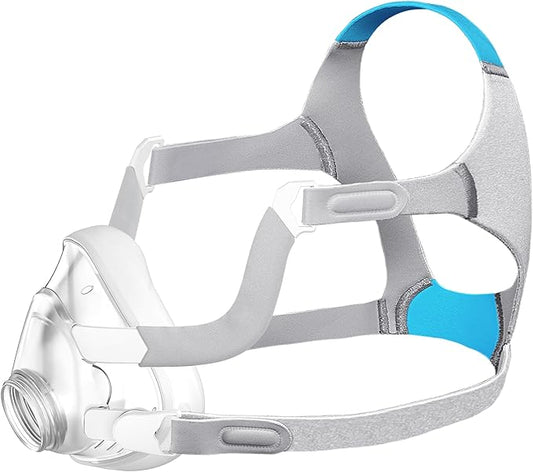 CPAP Replacement Cushion Set (M) for Airfit F20 with Headgear & Frame,Comfortable Fit (No Elbow)