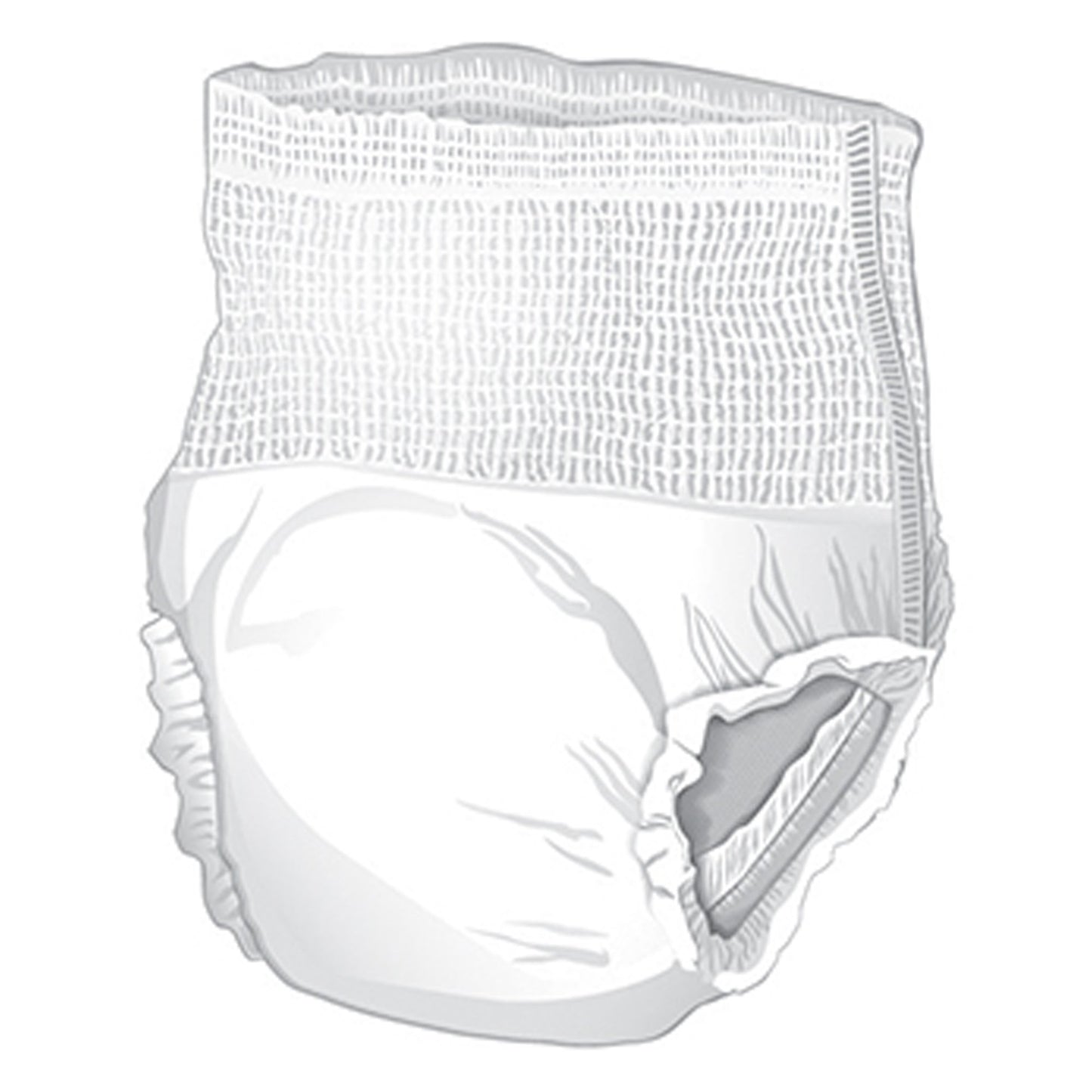 Absorbent Underwear McKesson Ultra Pull On with Tear Away Seams Adult Large Unisex Disposable Heavy Absorbency