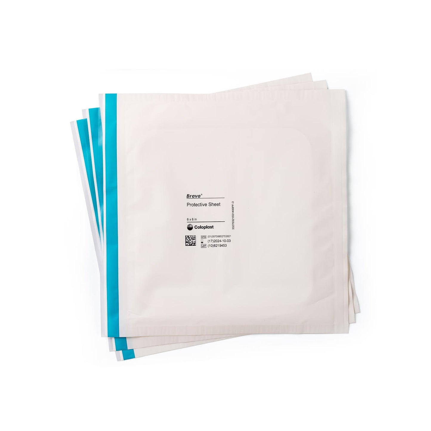 Stoma Skin Protective Sheet Brava® 6 X 6 Inch