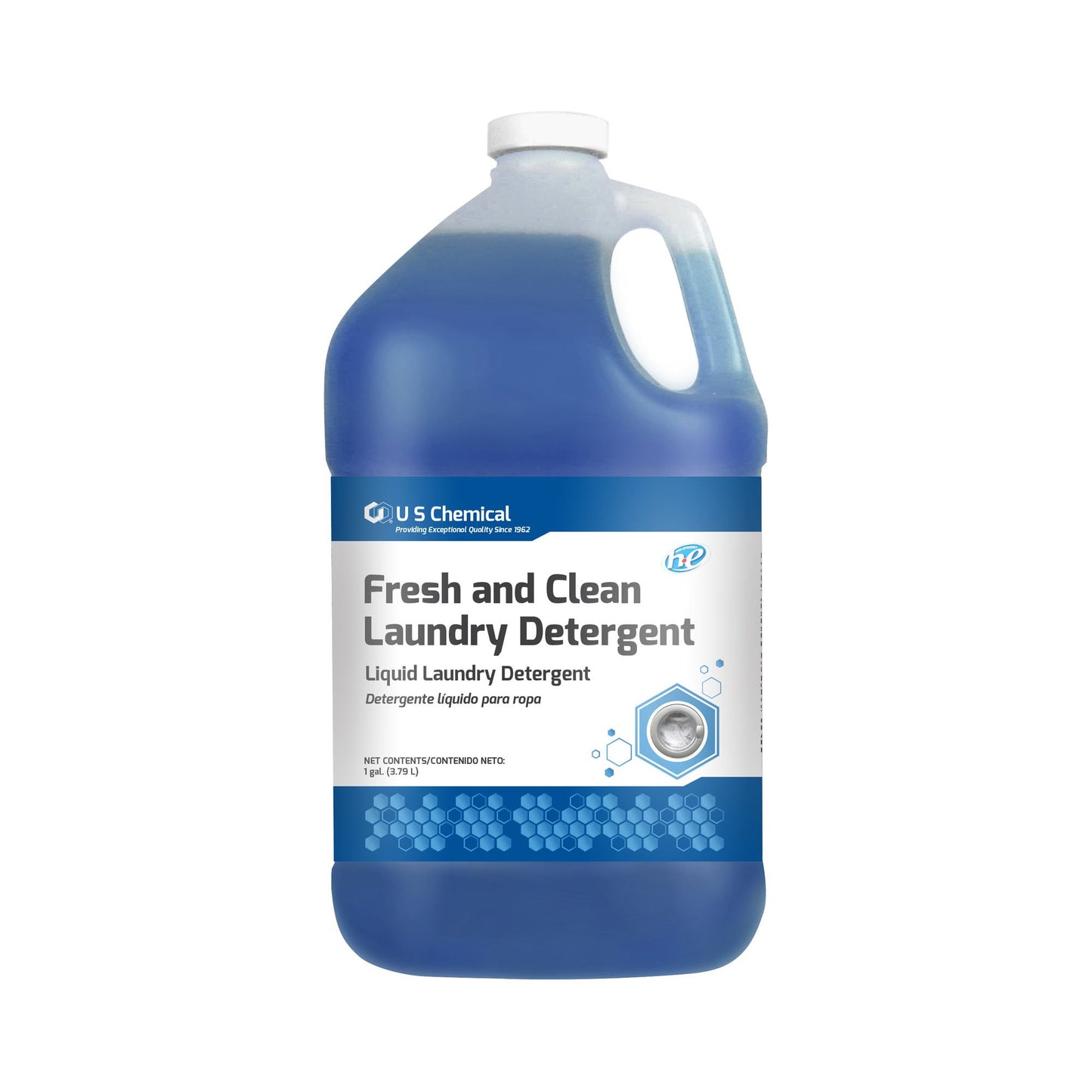 Laundry Detergent Fresh and Clean 1 gal. Jug Liquid Lemon Scent