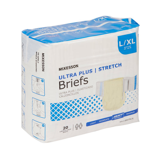 BRIEF, TAB CLSR ULTRA PLUS LG/XL 48-66 (20/BG)