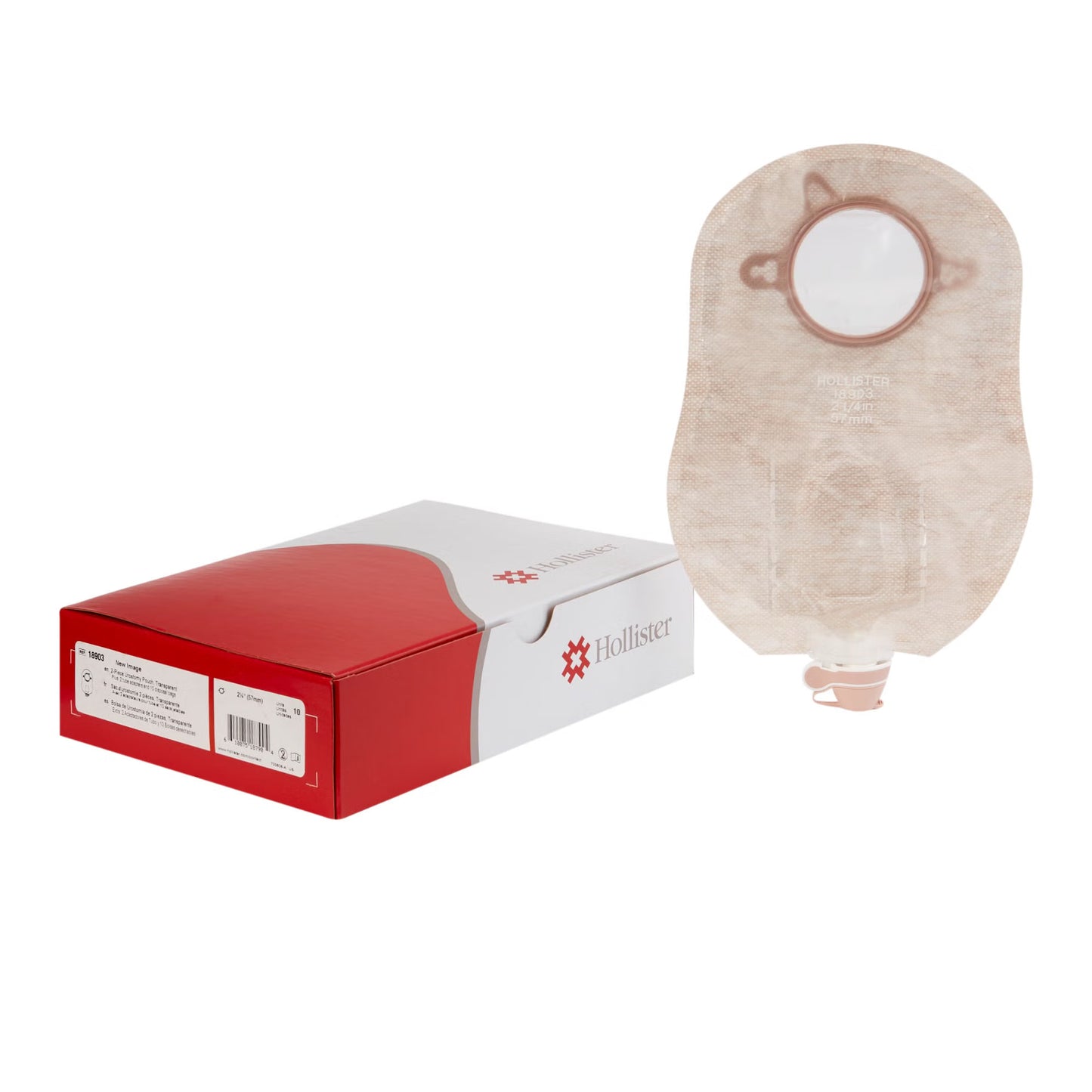 Urostomy Pouch New Image™ Two-Piece System 9 Inch Length 2-1/4 Inch Stoma Drainable