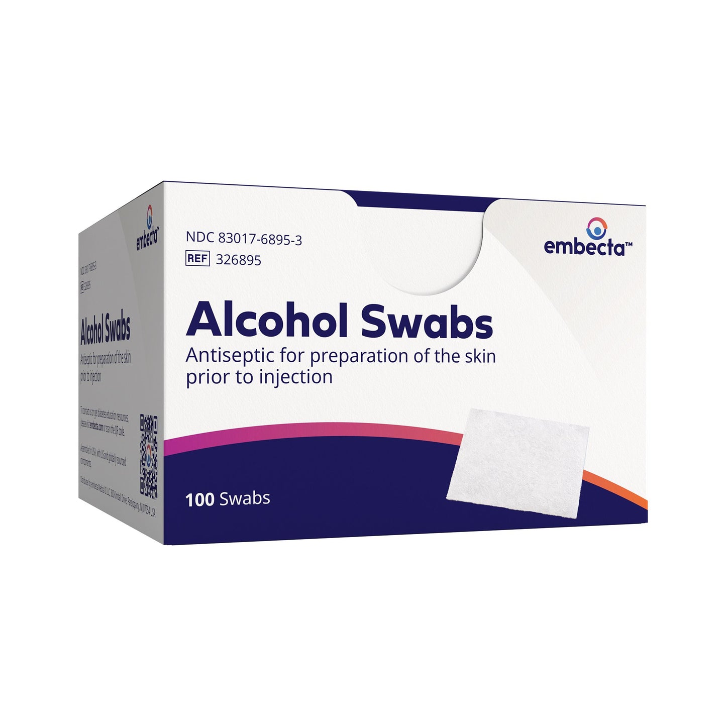 Alcohol Prep Pad BD™ 70% Strength Isopropyl Alcohol Individual Packet NonSterile