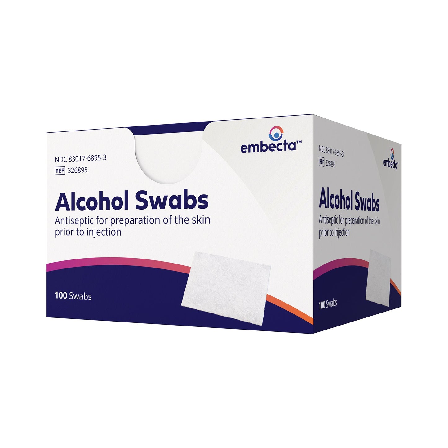 Alcohol Prep Pad BD™ 70% Strength Isopropyl Alcohol Individual Packet NonSterile