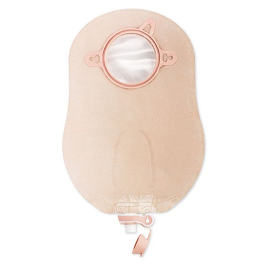 Urostomy Pouch New Image™ Two-Piece System 9 Inch Length 2-3/4 Inch Stoma Drainable.10 Pack