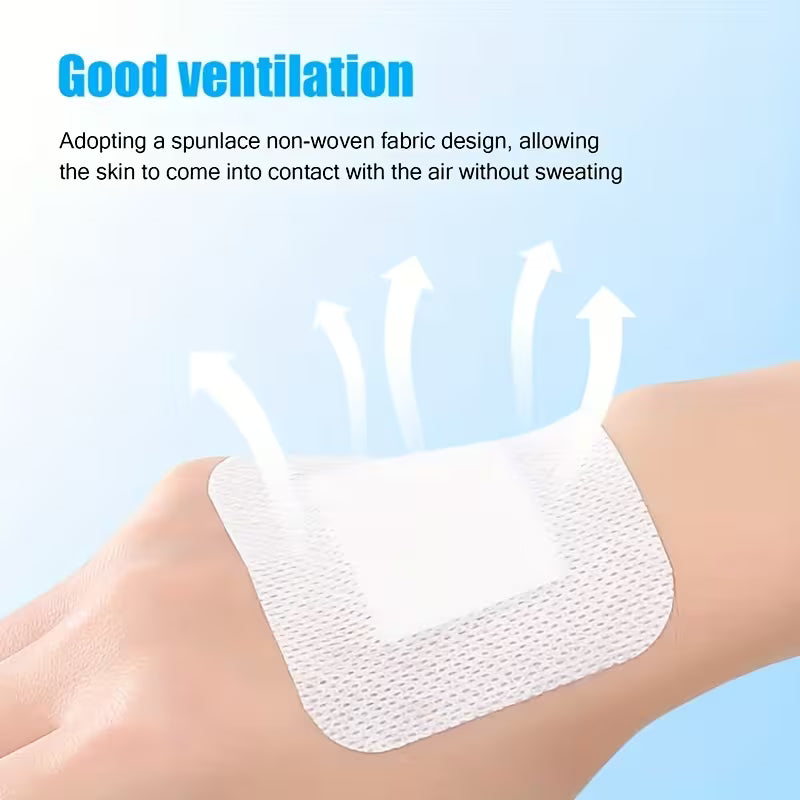 75pcs Of Self-adhesive Transparent Edge Bandage Patches, Breathable Leak-proof Dressing Tapes for Wound Care, Adhesive Dressings, Transparent Adhesive Tapes And Breathable Fabrics