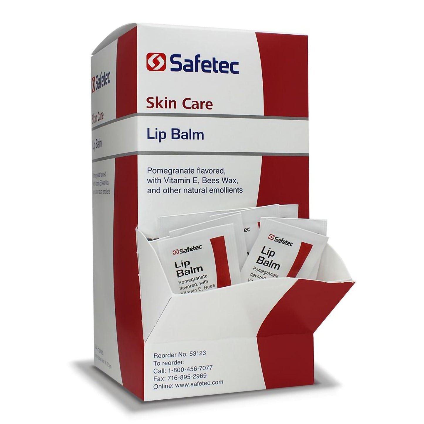 Lip Balm Safetec 0.5 Gram Individual Packet (144 packets)