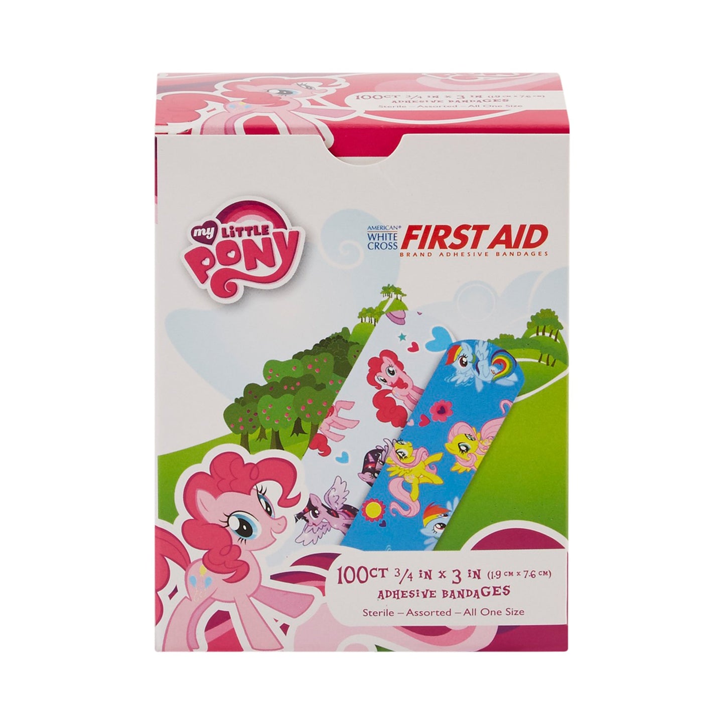 BANDAGE, ADHSV MY LITTLE PONY 3/4X3" (100 BAND-AIDS)