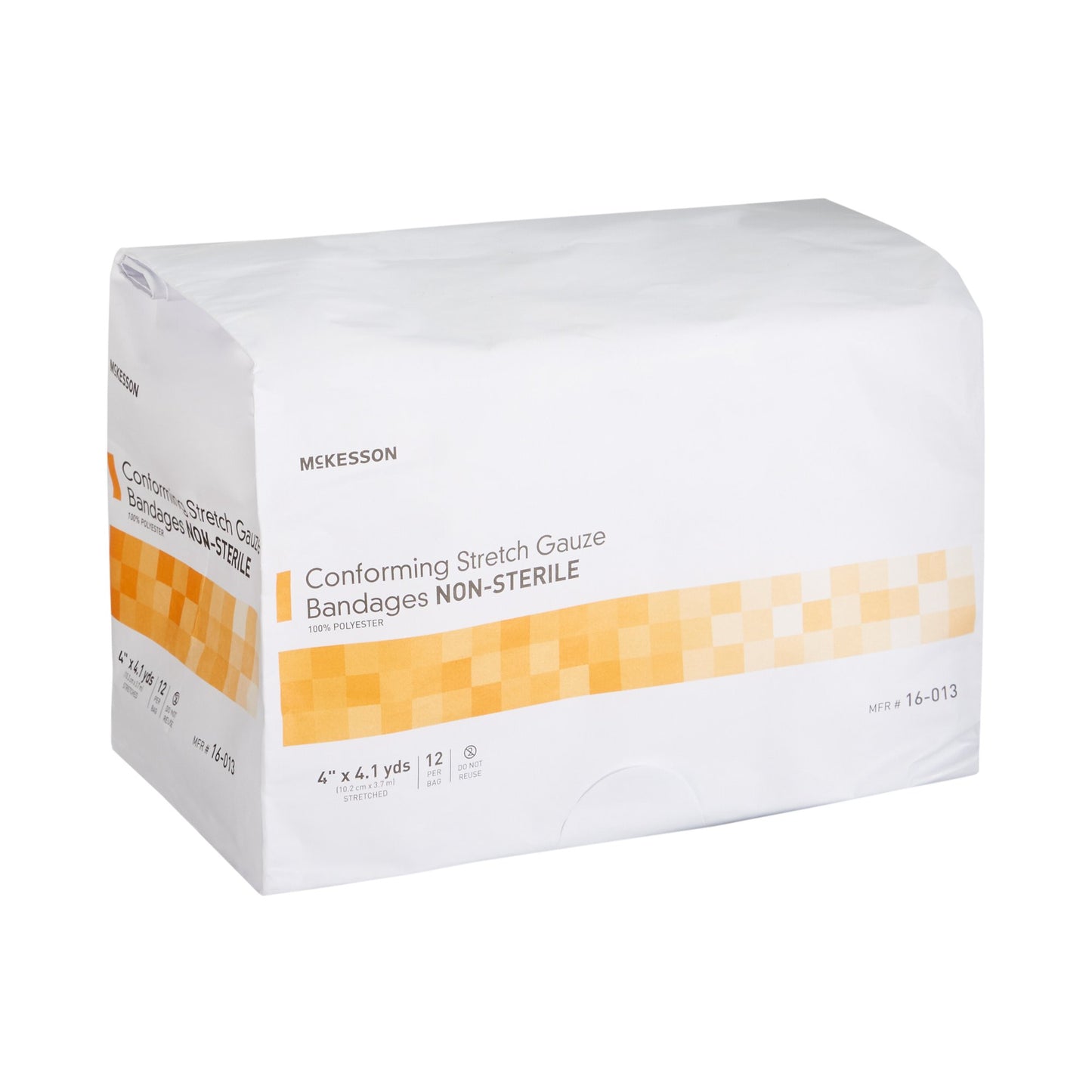 Conforming Bandage McKesson 4 Inch X 4-1/10 Yard NonSterile 12 per Pack