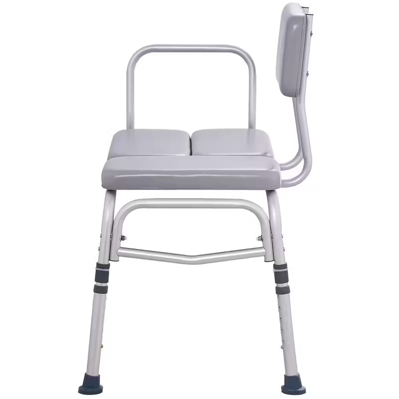 Lightweight Shower Transfer Bench for Elderly and Disabled with Padded Seat for Bathtub 500lbs