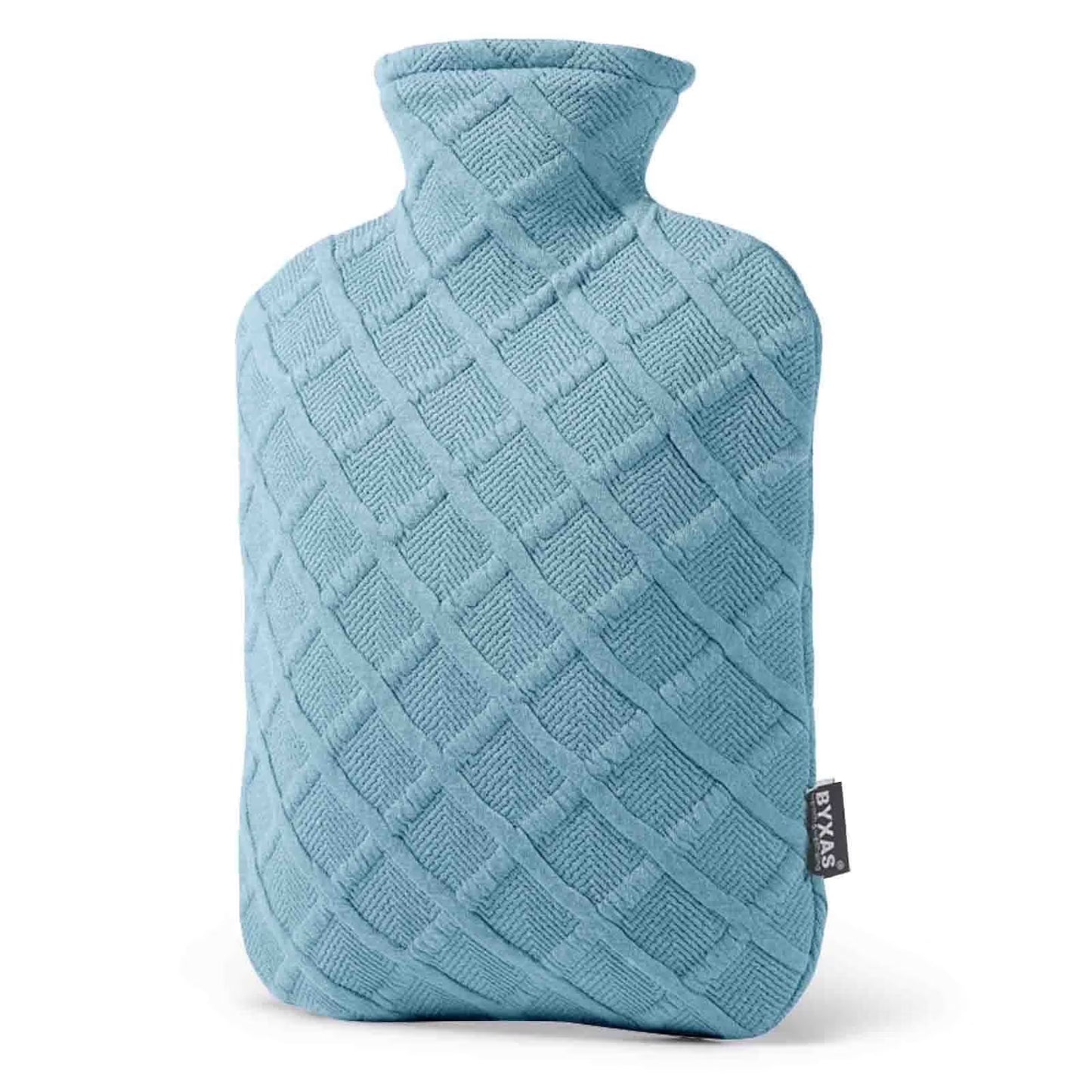 Fuzzy Hot Water Bottle with Soft Cover, Sweater,Hot Water Bags for Pain Relief 2Liter,Heat Pad,Hot and Cold Therapy,Menstrual,Bpa Free
