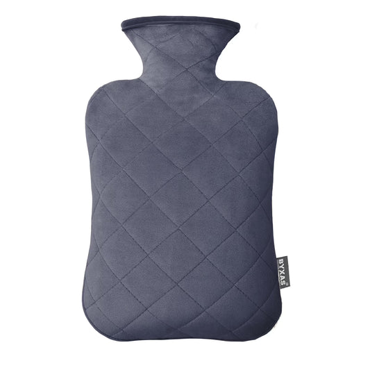 Hot Water Bottle with Soft Cover, 2L Hot Water Bag for Menstrual Cramps, Neck and Shoulder Pain Relief, Hot and Cold Therapies, Hand Feet Warmer