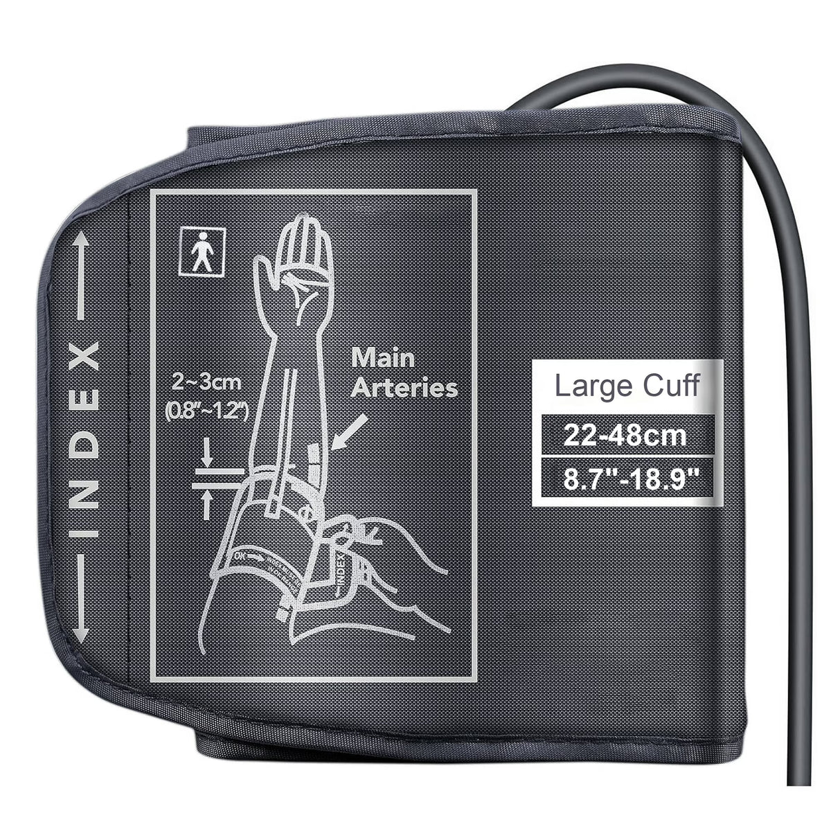 Blood Pressure Cuff Exploding Large Blood Pressure Cuff, Replacement Large Cuff Compatible with Omro ...