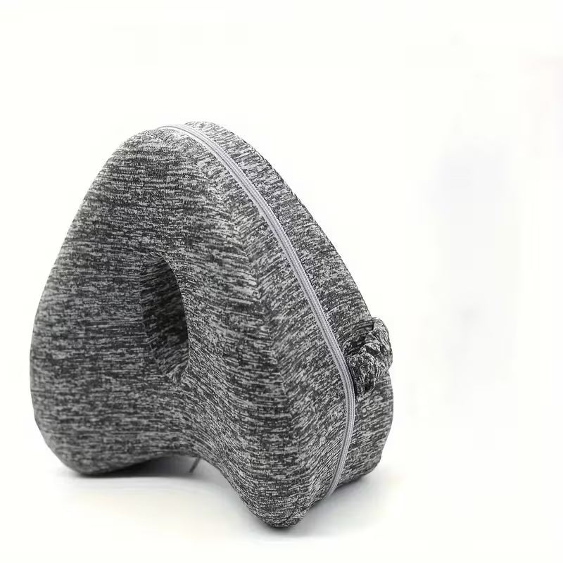 Knee Pillow Designed for Side Sleepers - Support Cushion with a Washable Cover,