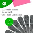 OneTouch Delica Plus Lancets for Diabetes Testing - Fine 30-Gauge