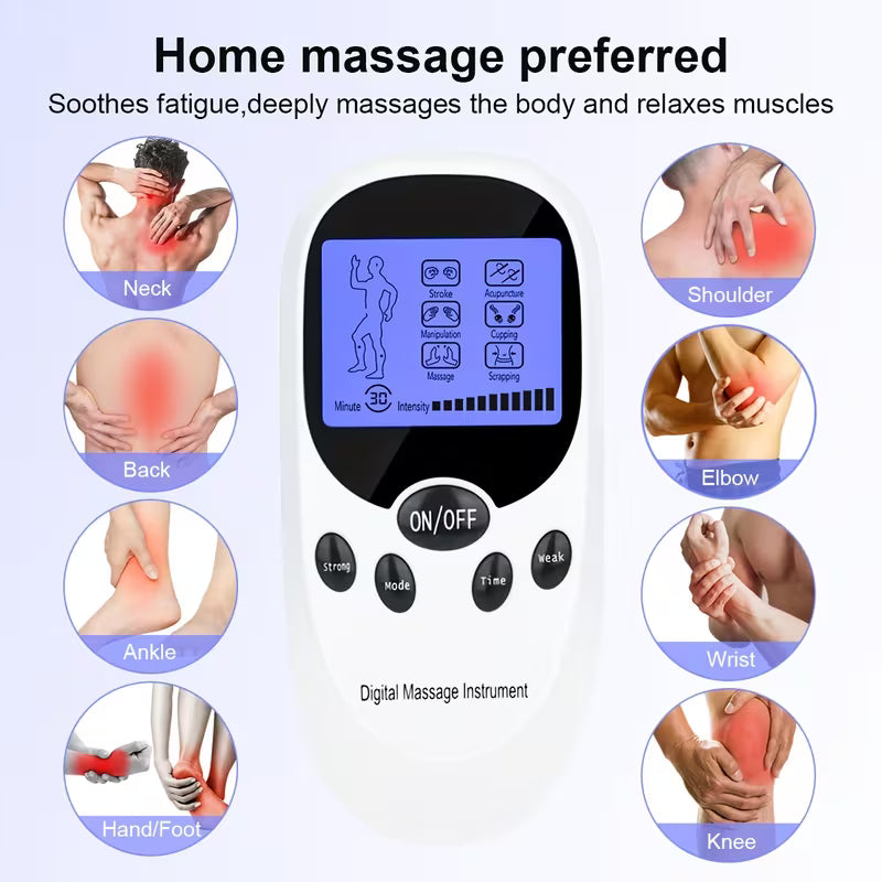 CESLIFF TENS + EMS Dual Channel Muscle Relief Pulse Massager