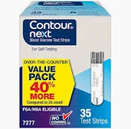 CONTOUR NEXT Blood Glucose Test Strips, 35 Count